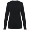 T-shirt Supima® col rond manches longues femme Noir – Kariban Premium – vue 2
