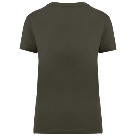 T-shirt écoresponsable femme Vert Kaki Native Spirit – vue 2