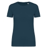 T-shirt écoresponsable femme Bleu paon Peacock Blue Native Spirit