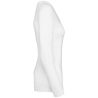 T-shirt Supima® col rond manches longues femme Blanc Kariban Premium – vue 3