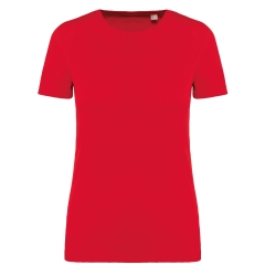 T-shirt écoresponsable femme Rouge Poppy Red Native Spirit