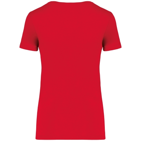T-shirt écoresponsable femme Rouge Poppy Red Native Spirit – vue 2