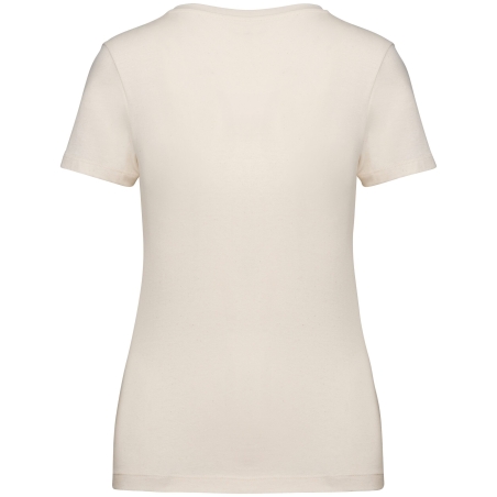 T-shirt écoresponsable femme Beige Raw Natural Native Spirit – vue 2