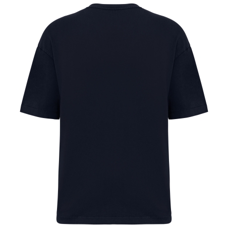 T-shirt oversize délavé écoresponsable Marine – Native Spirit – vue 2