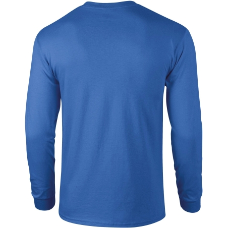 T-shirt manches longues Ultra Cotton™ Bleu Royal Gildan – vue 2
