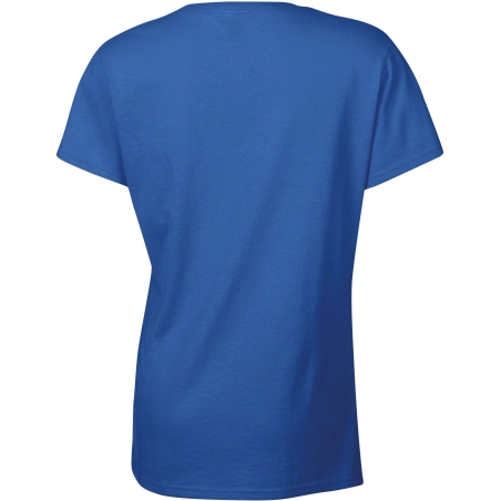 T-shirt femme Heavy Cotton™ Bleu Royal Gildan – vue 2