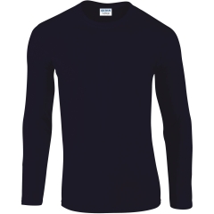 T-shirt manches longues marine Softstyle Gildan