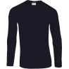 T-shirt manches longues marine Softstyle Gildan