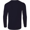 T-shirt manches longues marine Softstyle Gildan – vue 2