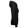 Sweat-shirt zippé à capuche Femme Black TS – vue de côté