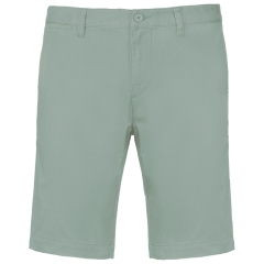 Bermuda chino homme vert sauge – vue de face