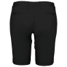 Bermuda chino femme noir – vue de dos