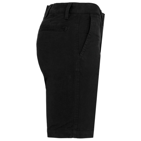 Bermuda chino femme noir – vue de côté