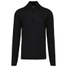 Pull 1/4 Zip Black XL – vue de face