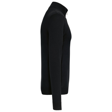 Pull 1/4 Zip Black XL – vue de côté