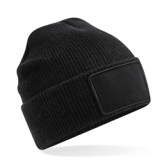 Bonnet Thinsulate™ Patch Amovible Beechfield® Noir