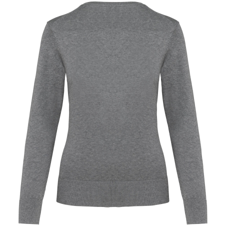 Cardigan Supima® Femme Gris Chiné – Kariban Premium – vue 2