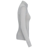 Cardigan zippé femme Gris Melange Kariban – Coupe droite – vue 3