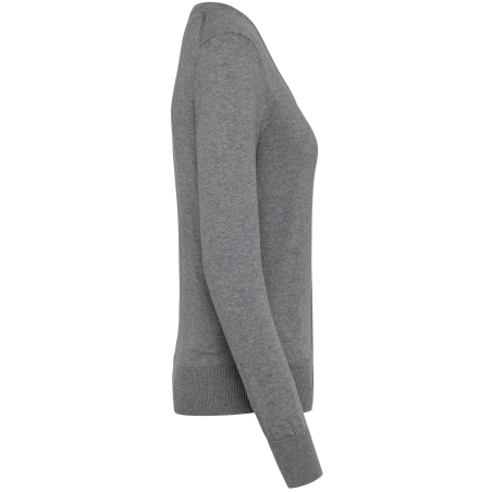 Cardigan Supima® Femme Gris Chiné – Kariban Premium – vue 3