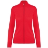 Cardigan zippé femme Rouge Kariban – Col cheminée 290 g/m²
