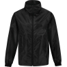 Coupe-vent doublé tricot Noir B&C ID.601 – Veste personnalisable