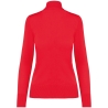 Cardigan zippé femme Rouge Kariban – Col cheminée 290 g/m² – vue 2