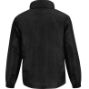 Coupe-vent doublé tricot Noir B&C ID.601 – Veste personnalisable – vue 2