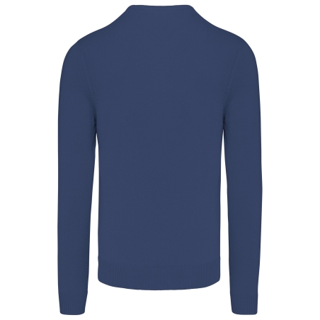 Pull col V homme Bleu Deep Blue Kariban – 290 g/m² – vue 2
