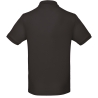 Polo Bio Homme Noir 170 g/m² B&C – Gamme Inspire – vue 2