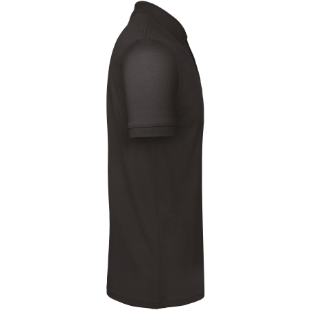 Polo Bio Homme Noir 170 g/m² B&C – Gamme Inspire – vue 3