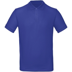 Polo bio homme Cobalt Blue B&C – Coton biologique 170 g/m²