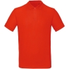 Polo bio homme Rouge Fire Red B&C – Gamme Inspire