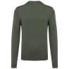 Pull col V homme Vert Green Marble Heather Kariban – vue 2