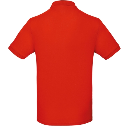 Polo bio homme Rouge Fire Red B&C – Gamme Inspire – vue 2