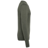 Pull col V homme Vert Green Marble Heather Kariban – vue 3