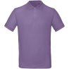 Polo bio homme B&C Violet Millennial Lilac 170 g/m²