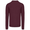 Pull col V Bordeaux homme Kariban – Gamme Corporate – vue 2