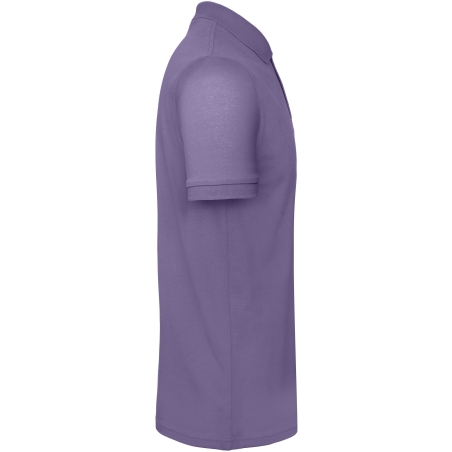 Polo bio homme B&C Violet Millennial Lilac 170 g/m² – vue 3