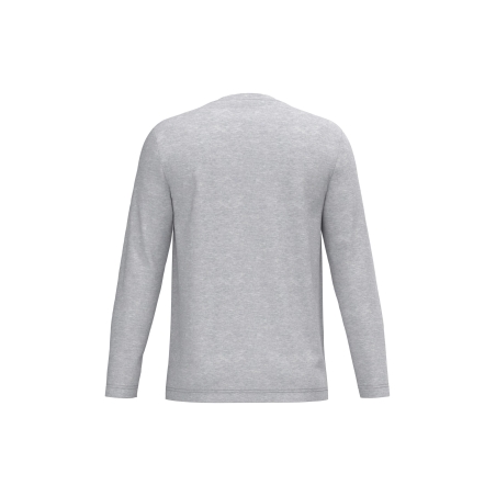 T-shirt col rond manches longues Gris (Ash Heather) – Kariban – vue 2