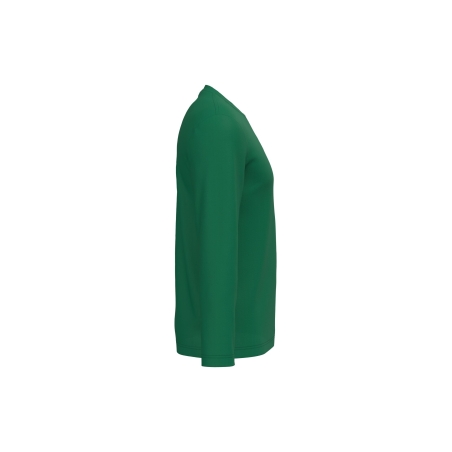T-shirt col rond manches longues Vert Kelly Green Kariban – vue 3