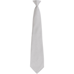 Cravate de sécurité à clip Premier – Gris (Silver)