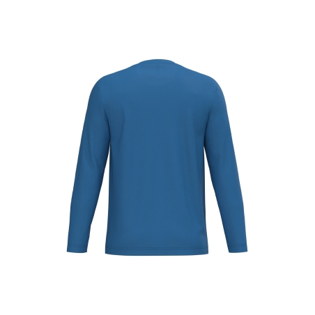 T-shirt col rond manches longues homme Bleu Kariban – vue 2