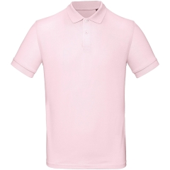 Polo bio homme B&C Orchid Pink – Coupe droite 170 g/m²