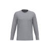 T-shirt col rond manches longues homme Gris Kariban