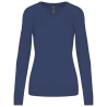 Pull col V femme Bleu Deep Blue Kariban – Gamme Corporate
