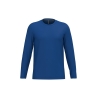 T-shirt col rond manches longues Bleu Royal Kariban