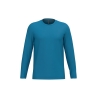 T-shirt col rond manches longues homme Bleu Kariban