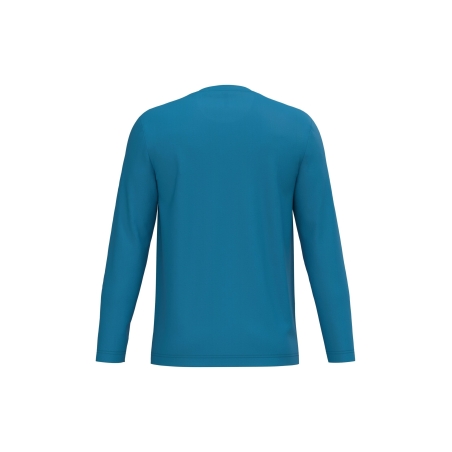 T-shirt col rond manches longues homme Bleu Kariban – vue 2
