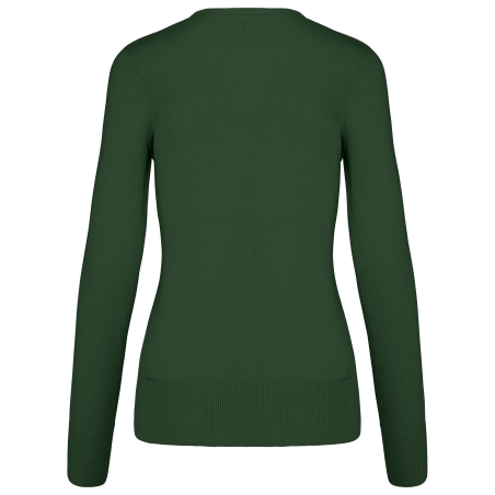 Pull col V femme Forest Green 290 g/m² Kariban – vue 2