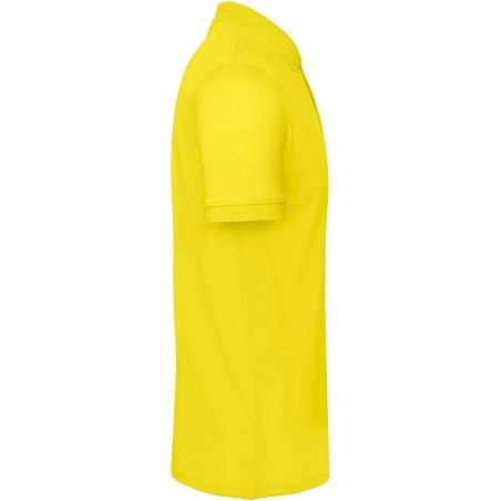 Polo bio homme B&C Jaune Solar Yellow – Gamme Inspire – vue 3